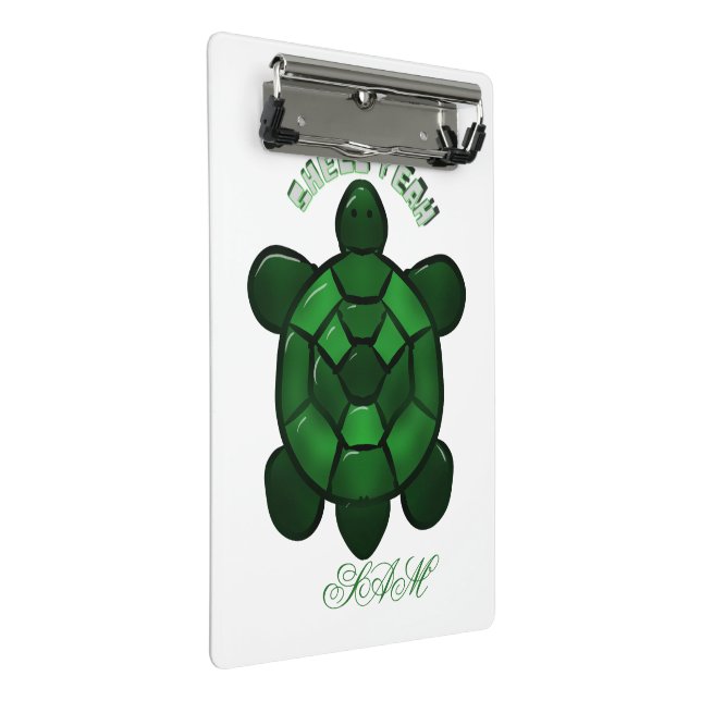 Mini Prancheta Custom and personalized Cute Turtle  (Inclinado)
