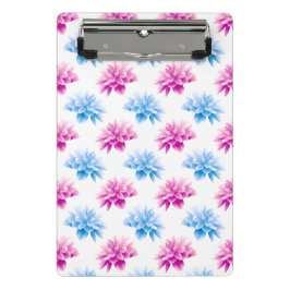 Mini Prancheta Dahlia Rosa, Blue Dahla, Floral, Flores