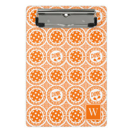 Mini Prancheta Damasceno Preppy de Pickleball – Motivo Dink Laran