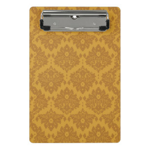 Mini Prancheta Damasco dourado luxuoso