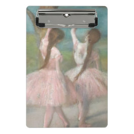 Mini Prancheta Dançarinos em Pink Edgar Degas