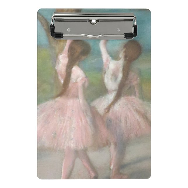 Mini Prancheta Dançarinos em Pink Edgar Degas (Frente)