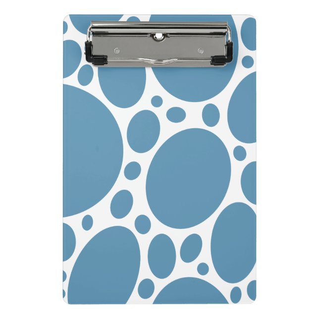 Mini Prancheta Denim Bule Bubbles (Frente)