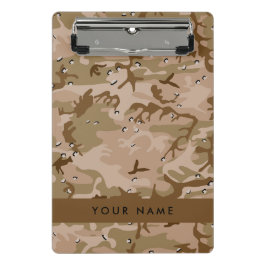 Mini Prancheta Desert Camouflage Pebbles, o teu nome Personaliza