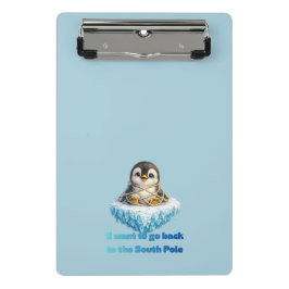 Mini Prancheta Design de Conservação da Mudança Climática de Ping