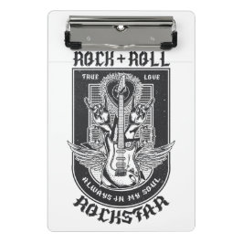 Mini Prancheta Design de Guitar Rock