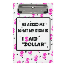 Dólar é Meu Signo – Design Ousado Rosa Choque
