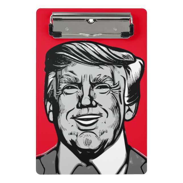MINI PRANCHETA DONALD TRUMP (Frente)