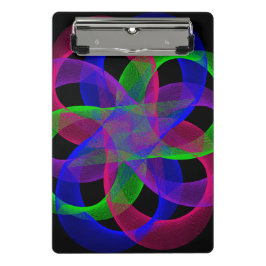 Mini Prancheta Double Loop Mesh Geometric Mini Clipboard