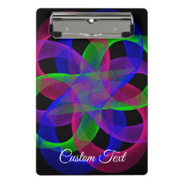 Mini Prancheta Double Loop Mesh Geometric Mini Clipboard