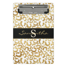 Dourado costume de impressão leopardo