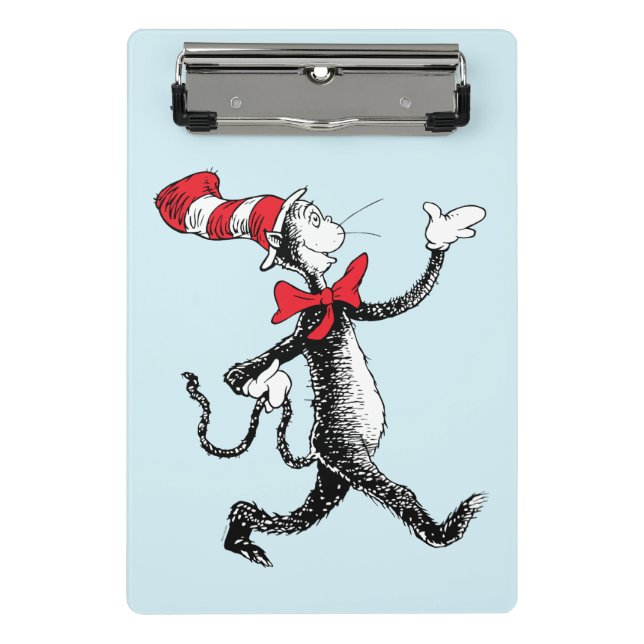 Mini Prancheta Dr. Seuss | Gato no Chapéu Passarela (Frente)