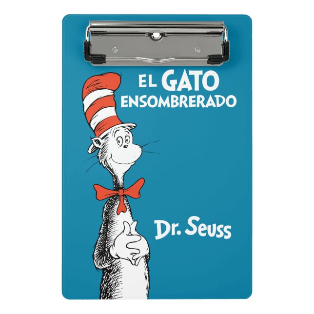 Mini Prancheta Dr. Seuss O Gato Malhado em espanhol (Frente)