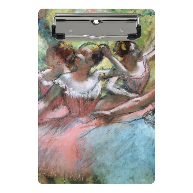 Mini Prancheta Edgar Degas | quatro bailarinas no palco (Frente)