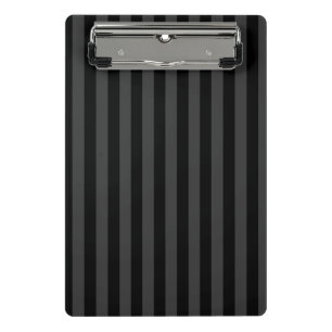Mini Prancheta Elagnat Preto e Listras Verticais Fumaça Preta