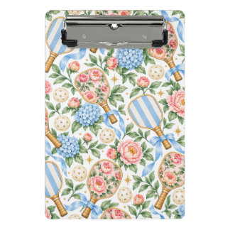 Mini Prancheta Elegância Praiana Esportiva Azul e Rosa Bege de Pi