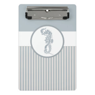 Mini Prancheta Elegante Náutico Clássico Azul-Marinho