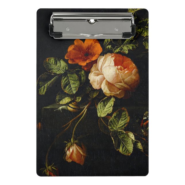 Mini Prancheta Elias van den Broeck, A Vida Estática com Rosas (Frente)