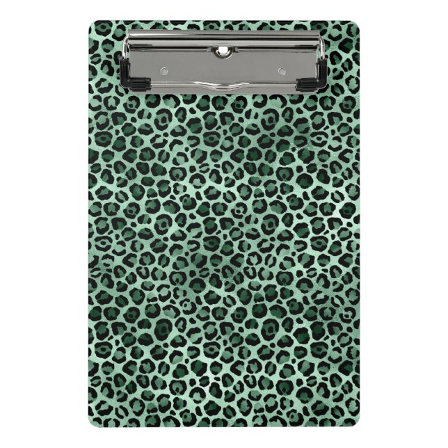 Mini Prancheta Emerald e Dourado Safari Series Design 9 (Frente)