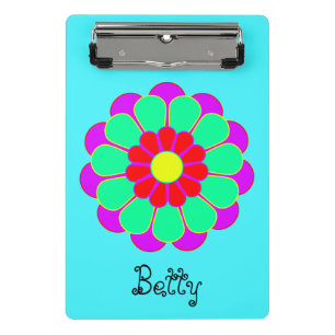 Mini Prancheta Engraçado Flor Bloom I + seu traseiro. & ideia