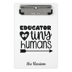 Mini Prancheta Engraçado Professor personalizado presente