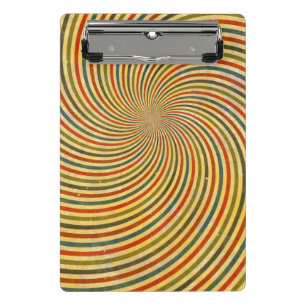 Mini Prancheta Engraçado Retro Grunge Swirl + suas ideias