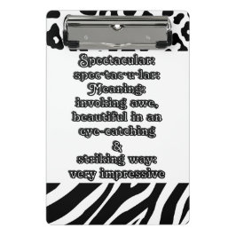 Mini Prancheta Espetacular: ・ de definição tac ・ u lar ・