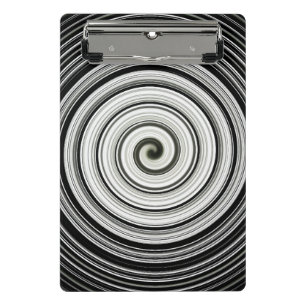 Mini Prancheta Espiral Preto E Branco