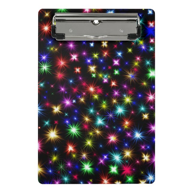 Mini Prancheta Estrelas coloridas Fireworks Design-27317 (Frente)