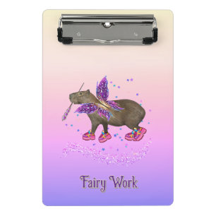 Mini Prancheta Fada capivara mágica