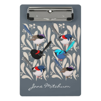 Mini Prancheta Fairy Wrens