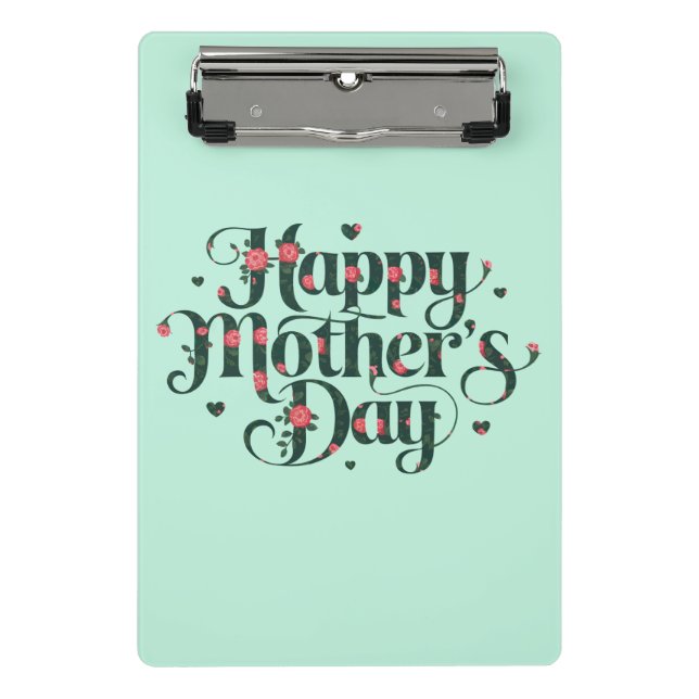 Mini Prancheta Feliz dia de as mães (Frente)