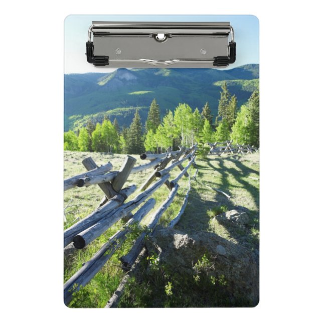 Mini Prancheta Fenceline de madeira (Frente)