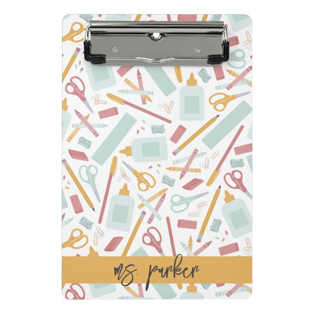 Mini Prancheta Ferramentas Escolares Personalizadas (Frente)