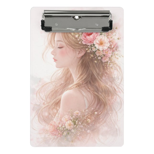 Mini Prancheta Floral | Mulher Estética (Frente)