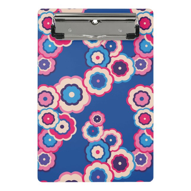 Mini Prancheta Floral Retro (Frente)