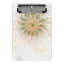 Flores de fantasia fractal suaves e tenra