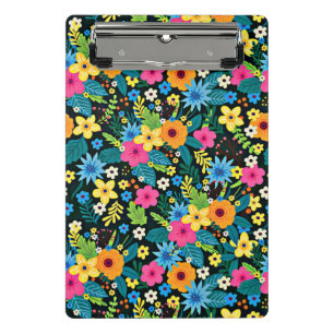 Mini Prancheta Flores Vibrantes Ditsy Padrão Floral-43785