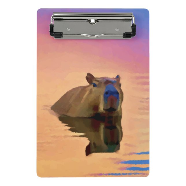 Mini Prancheta Friendly Capybara (Frente)