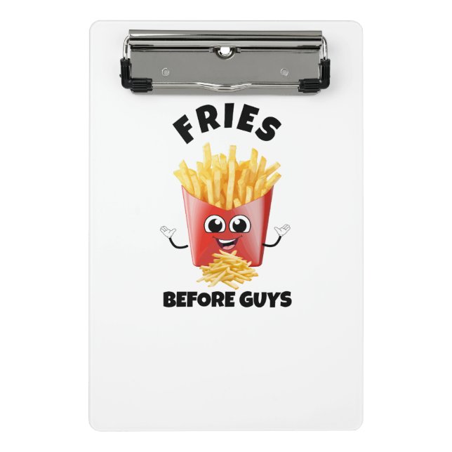 Mini Prancheta Fries franceses bonitos Cartoon Hoodie &Tee - Comi (Frente)