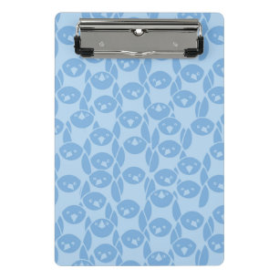 Mini Prancheta Fundo azul do teste padrão dos pinguins