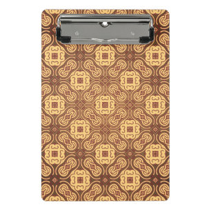 Mini Prancheta Fundo retro colorido do teste padrão