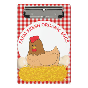 Mini Prancheta Galinha Orgânica Fresca De fazenda Em Ovos