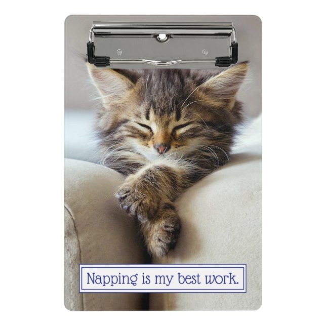 Mini Prancheta Gatinho dormindo (Frente)