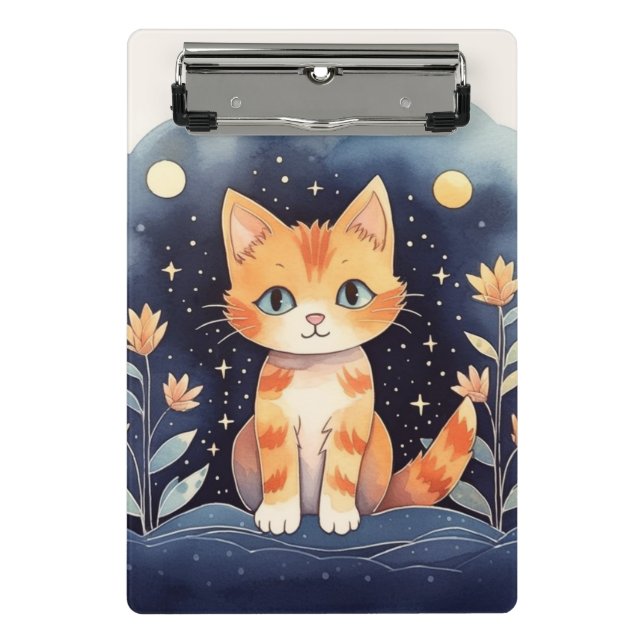 Mini Prancheta Gato Místico (Frente)