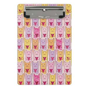 Mini Prancheta Gatos bonitos com corações Loving