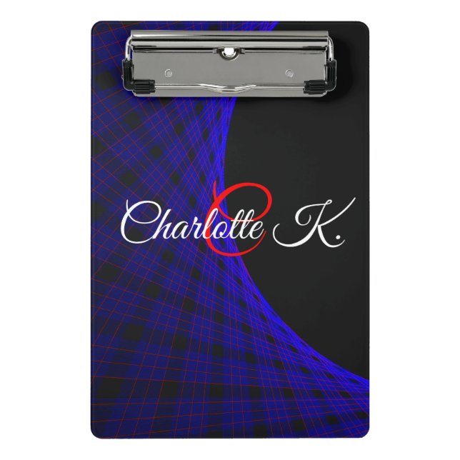 Mini Prancheta Geometric Space Carpet Mini Clipboard (Frente)