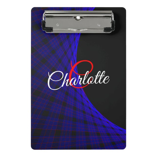 Mini Prancheta Geometric Space Carpet Mini Clipboard (Frente)