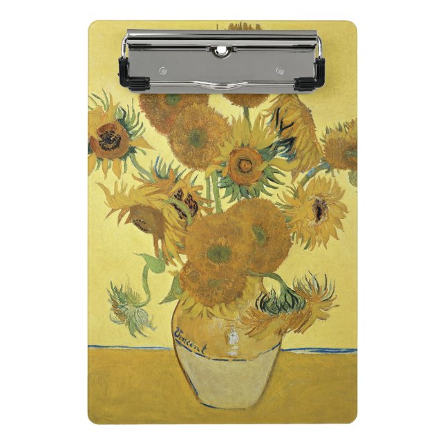Mini Prancheta Girassóis de Vincent van Gogh |, 1888 (Frente)