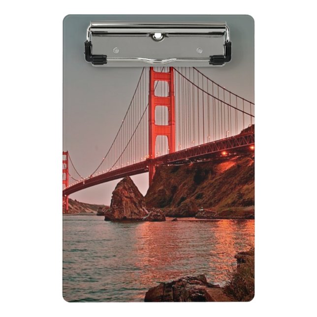 Mini Prancheta Golden gate bridge em Sun para baixo (Frente)